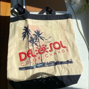 Canvas color changing bag